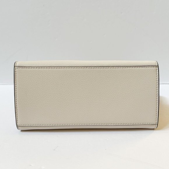 Michael Kors Avril Small Top Zip Satchel Shoulder Crossbody Bag Light Cream - Picture 5 of 11